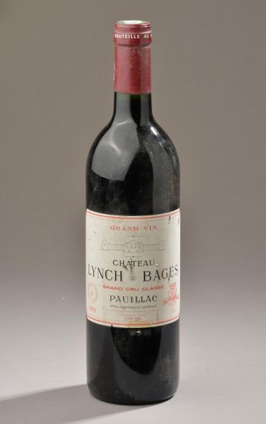 null 1 bouteille Château LYNCH-BAGES, 5° cru Pauillac 1989 (ea) 