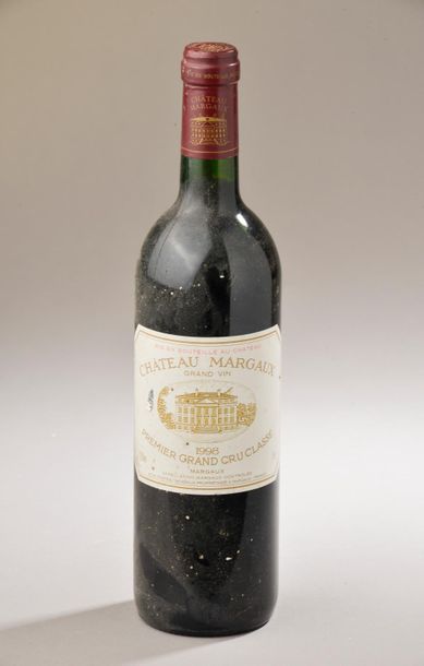 null 1 bouteille Château MARGAUX, 1° cru Margaux 1998 (ela, elt) 
