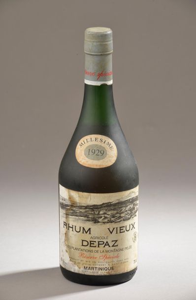 null 1 bouteille de rhum Vieux Depaz 1929