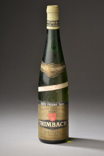 null 1 bouteille RIESLING "Frédéric Émile V.T.", Trimbach 1983 (es, LB) 