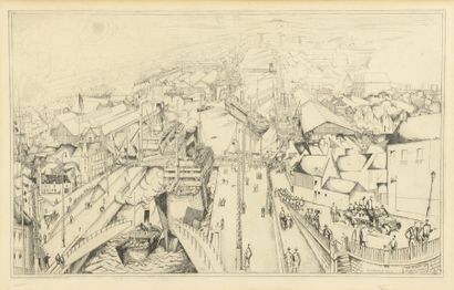 Jean-Émile LABOUREUR (1877-1943).
Vue panoramique...