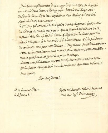 null *Charles-François DUMOURIEZ (1739-1823) général, il gagna les batailles de Valmy...