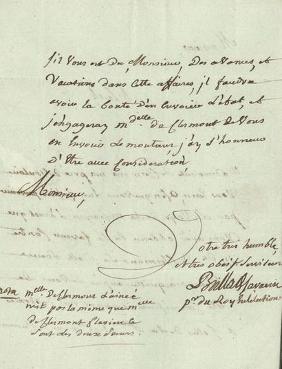null *Jean-Anthelme BRILLAT-SAVARIN (1755-1826) magistrat et gastronome. L.A.S.,...