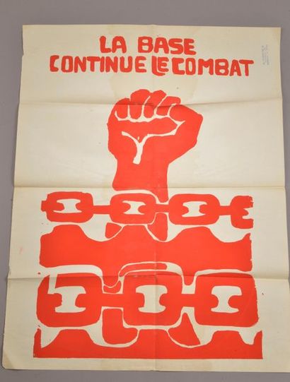 null Ensemble d'affiches de mai 1968, majoritairement de l'atelier populaire de Gilles...