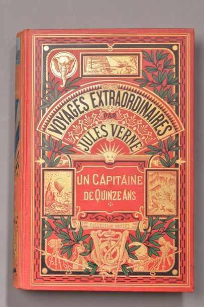null VERNE (Jules). 
Le Capitaine de quinze ans. Paris, editions Hetzel. Cartonnage...