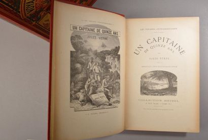 null VERNE (Jules). 
Le Capitaine de quinze ans. Paris, editions Hetzel. Cartonnage...