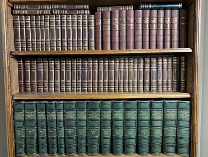 null Fort lot de livres reliés dont Histoire Romaine, Mémoires de saint Simon, Virgile,...