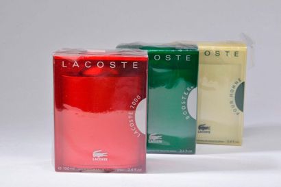 null LACOSTE


Booster, Lacoste 2000 et Pour Homme.


Trois flacons contenant chacun...