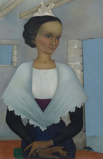 null Jean MARTIN-ROCH (1905-1991).

Portrait d'une jeune femme au châle.

Huile sur...
