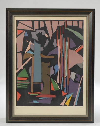 André LANSKOY (1902-1976).

Composition.

Lithographie...