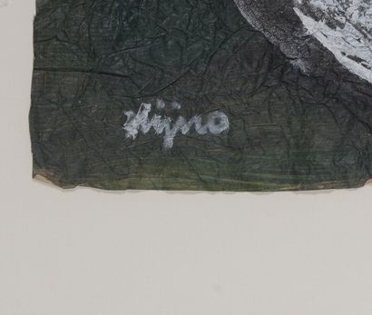 null Ladislas KIJNO (1912-2012).

Abstraction.

Gouache sur papier froissé signée...