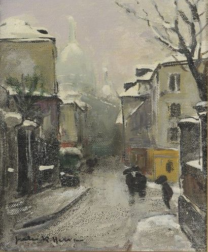 Jules-René HERVÉ (1887-1981).
Rue de Montmartre...