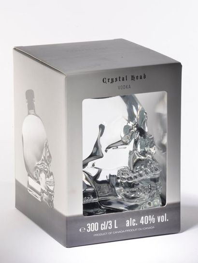 null *1 Jéroboam (300 cl) de Vodka Crystal Head, 40% Vol. Cartonnage.