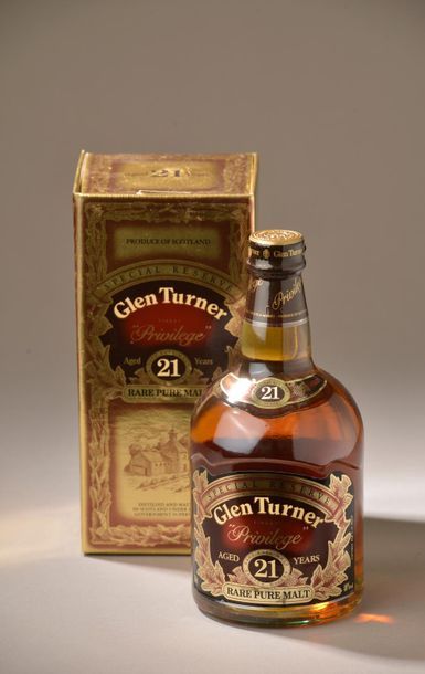 null 1 bouteille SCOTCH WHISKY "Pure Malt", Glen Turner 21 years 