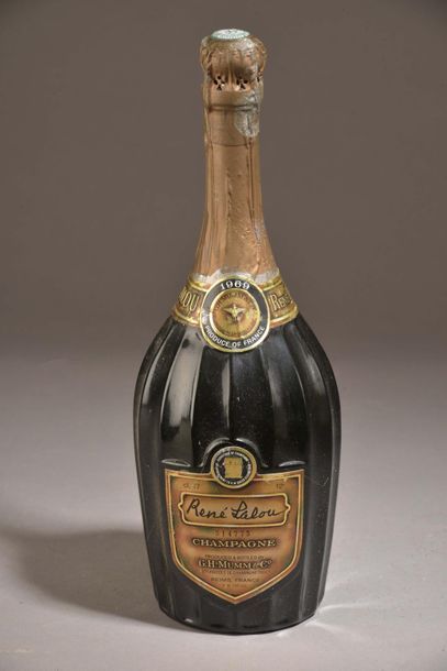 null 1 bouteille CHAMPAGNE "René Lalou", Mumm 1969 (très belle) 