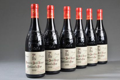null 6 bouteilles CHÂTEAUNEUF-DU-PAPE "cuvée Prestige", Domaine Jean Royer 2018 