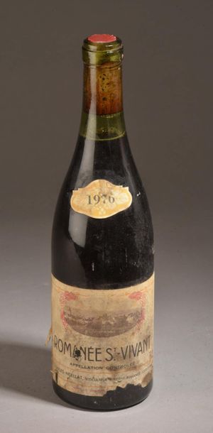 null 1 bouteille ROMANÉE ST-VIVANT, C. Noëllat 1976 (ea, et, capsule cire quasiment...