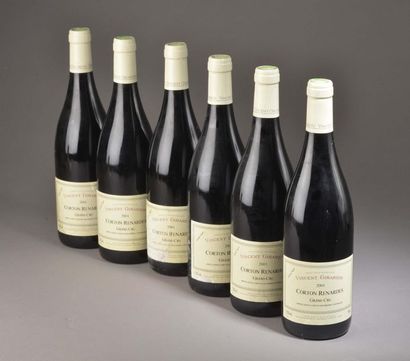 null 6 bouteilles CORTON "Renardes", V. Girardin 2001 