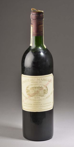 null 1 bouteille Château MARGAUX, 1° cru Margaux 1975 (MB) 