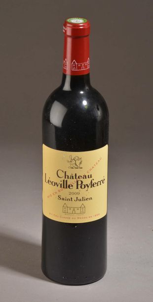 null 1 bouteille Château LÉOVILLE POYFERRÉ, 2° cru Saint-Julien 2009 (etlt) 