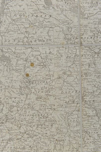 null IMPORTANTE ET RARE CARTE DE L'EUROPE, 1803.

BOUGE (de) Jean-Bapstiste (1757-1833).
Carte...