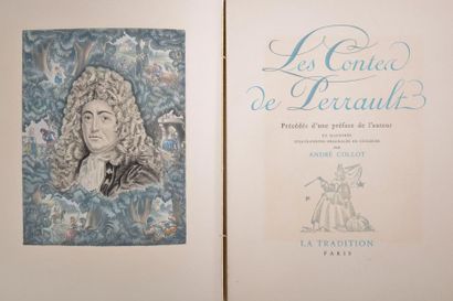 null Ensemble de deux ouvrages comprenant :

- PERRAULT (Charles). Les Contes. Paris,...