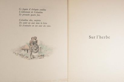 null VERLAINE (Paul). Fêtes galantes. Paris, Le Livre de Qualité, s. d. [1953]. In-4°...