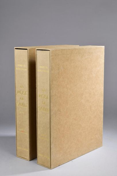null MONTHERLANT (Henry de). La Rose de sable. Paris, Henri Lefebvre, 1967. 2 volumes...