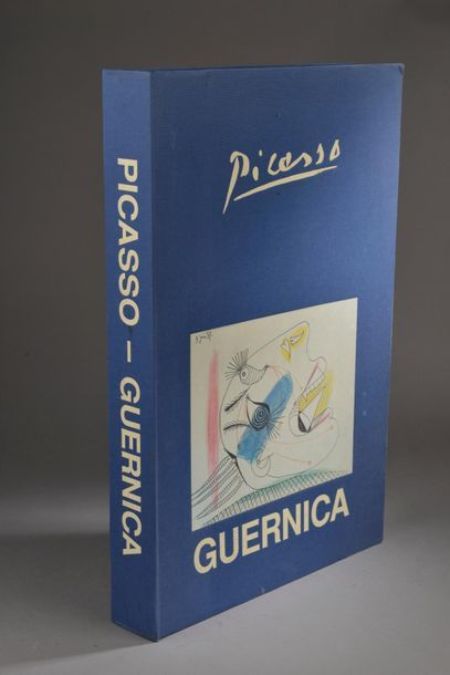 null [PICASSO]. Guernica. Paris, Philippe Lebaud, Éditeur, s. d. [1990]. In-plano...