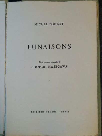 null BOHBOT (Michel). Lunaisons. Paris, Éditions Semios, s. d. [1984]. Petit in-4°...