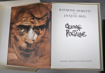 null Ensemble de livres tels que : 

 - BREL (Jacques). Œuvre poétique. S. l., Éditions...