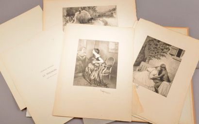 null Trois albums de la Société Française des Amis des Arts de 1936, 1937 et 1938...