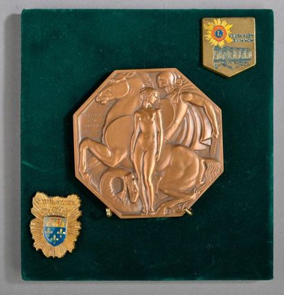 null DELAMARRE Raymond (1890-1986)

Persée et Andromède, médaille uniface en bronze....