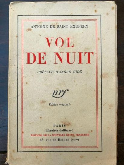 null Antoine de Saint-Exupéry. Vol de nuit.

Paris, N.R.F, 1931. In-12, broché, préface...