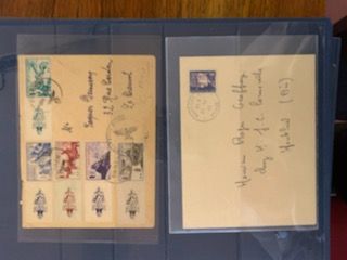 null FRANCE GUERRE DE 1939 - LVF : Ensemble de lettres et cartes postales affranchies...