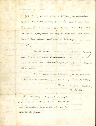 null *Henri-Dominique LACORDAIRE (1802-1861) dominicain, prédicateur et pédagogue....