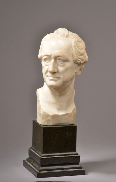 null D'après Christian Daniel RAUCH (1777-1857).
Johann Wolfgang Von Goethe.
Portrait...