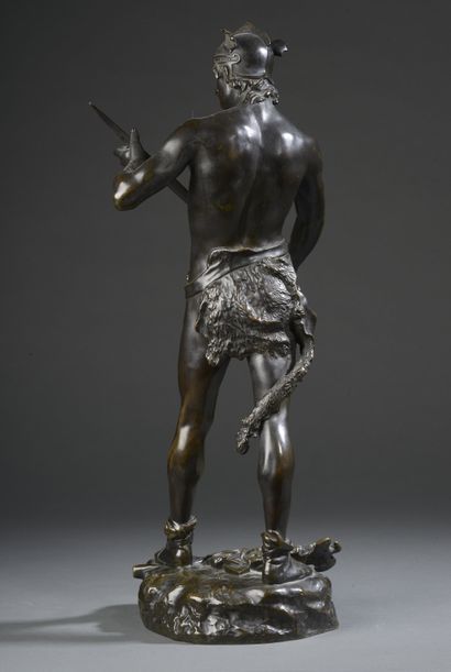 null André-Paul-Arthur MASSOULLE (1851-1901).



Le gaulois vainqueur.



Bronze...