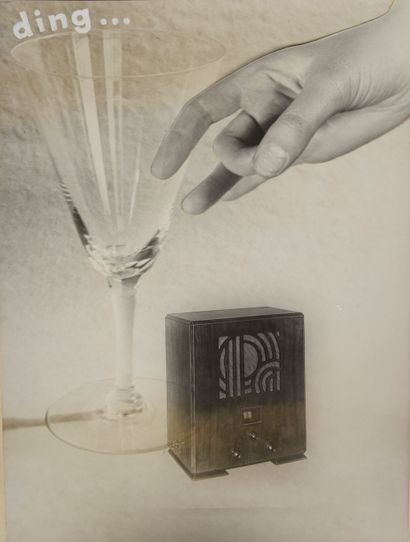 null *Roger Parry (1905-1977)

Photomontages publicitaires, c. 1930.

Radio Ding....