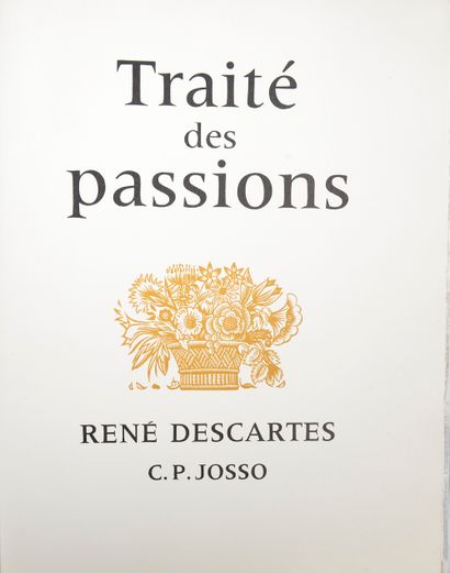 null Ensemble de deux livres comprenant :







- DESCARTES (René). Traité des passions....