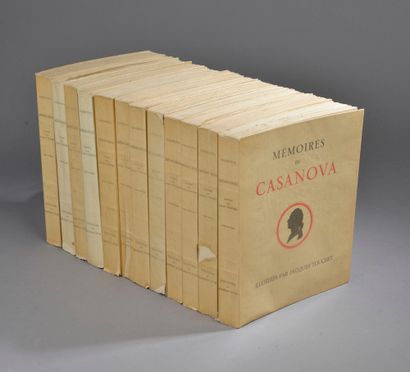 null CASANOVA DE SEINGALT (Jacques). Mémoires. Paris, Éditions du Rameau d’Or, s....