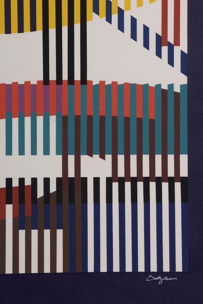 null 
Yaacov AGAM (born 1928). 

Untitled. 

Lithograph signed lower right and numbered...