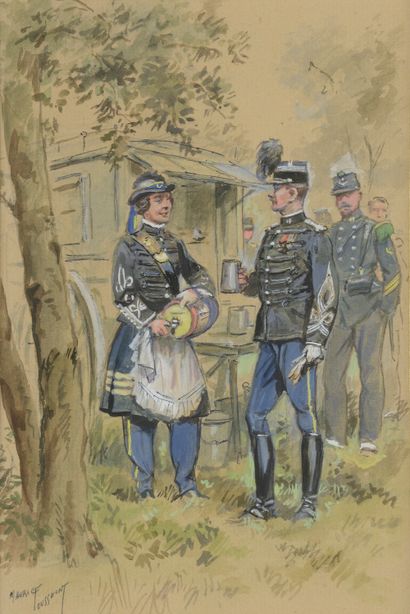 null 
Maurice TOUSSAINT (Fontenay-aux-Roses, 1882 - Écully, 1974). 





 Military...