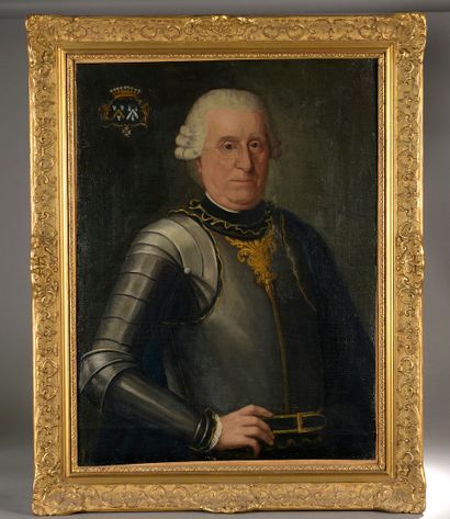 null École française du XVIIIe siècle.

Portrait de Jean-Baptiste François Desmarets,...