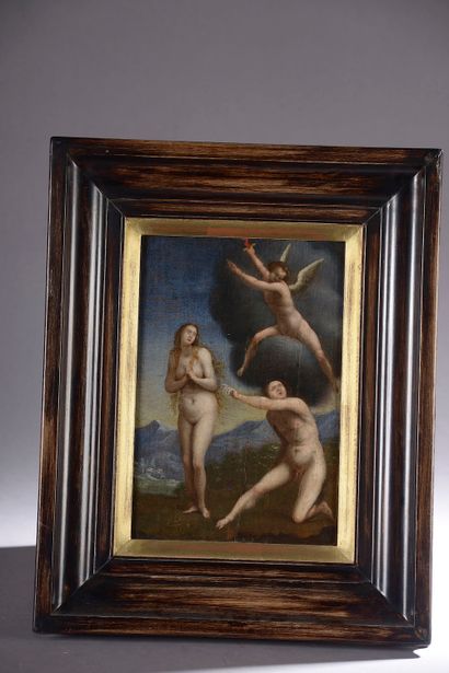 null 
École du XIXe siècle dans le goût du XVIIe siècle.



Adam et Eve chassés du...