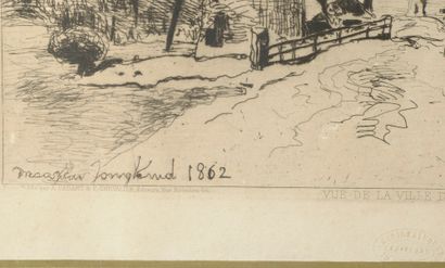 null 
D'après Johan Barthold JONGKIND (1819-1891).






Vue de la ville de Maaslins...