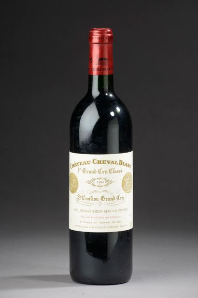 null 1 bouteille CH. CHEVAL-BLANC, 1° Grand Cru St-Émilion 1999 (elt)