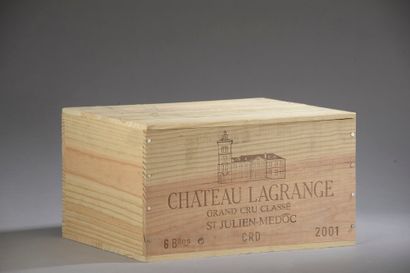 6 bouteilles CH. LAGRANGE, 3° cru Saint-Julien...