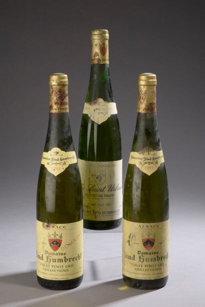 3 bouteilles ALSACE Zind-Humbrecht (elt,...
