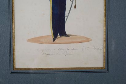 null École du XIXe siècle.

Portrait du Prince de Ligne en uniforme de l'armée du...